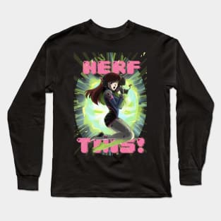 Overwatch D.Va NERF THIS Long Sleeve T-Shirt